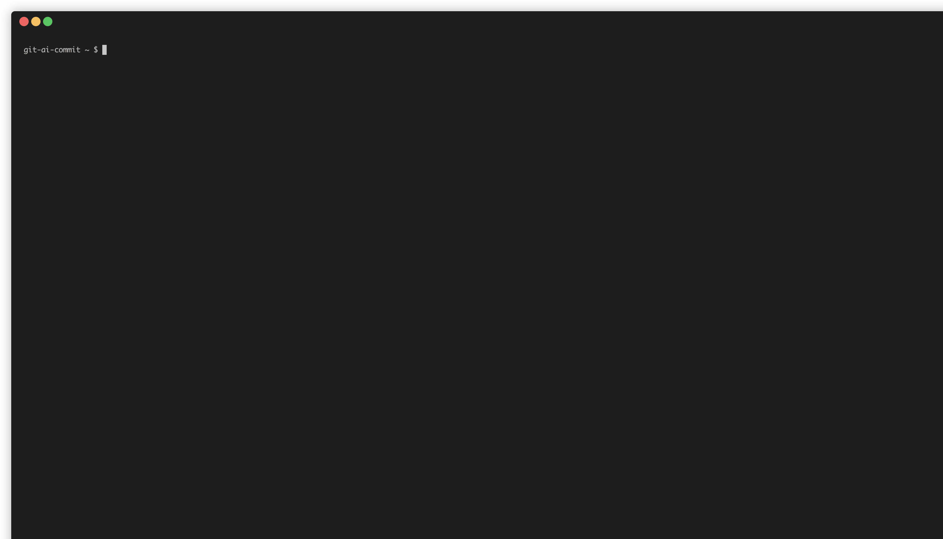 Git AI Commit Demo